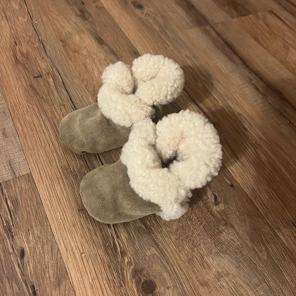 UGG Tan and Cream Booties